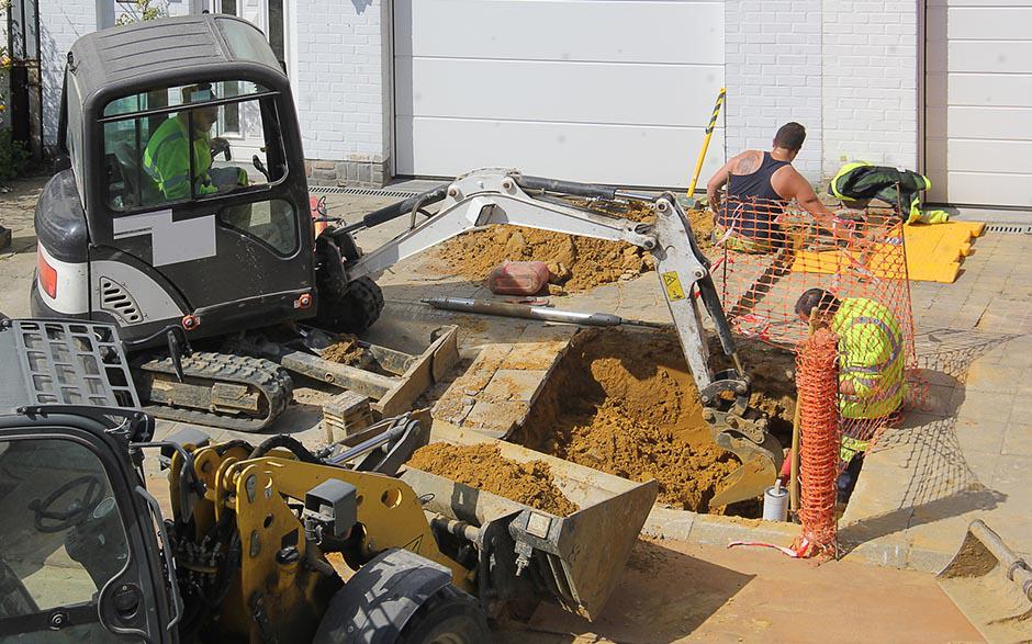 travaux assainissement Le Mesnil-Saint-Denis
